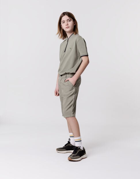 Bermuda shorts CHINO khaki boy - IKKS
