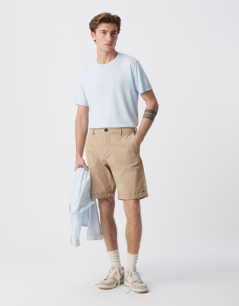 Men’s sand TAPERED CHINO Bermudas - IKKS