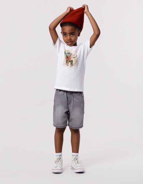 Bermuda shorts JOGGER LOOSE grey Waterless for boys - IKKS