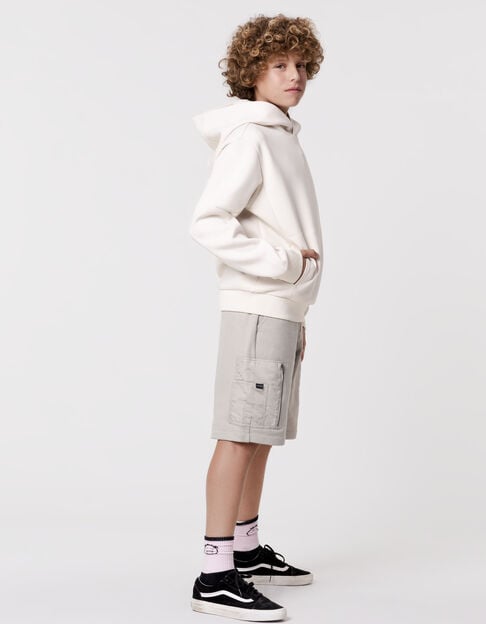 LOOSE green organic cotton short with pocket for boy - IKKS