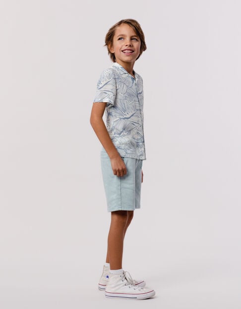 LOOSE water green knitted Bermuda shorts for boy - IKKS