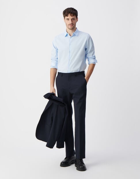 Men’s sky poplin SLIM shirt - IKKS