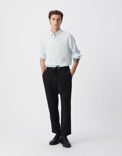 Men’s sky linen SLIM shirt - IKKS