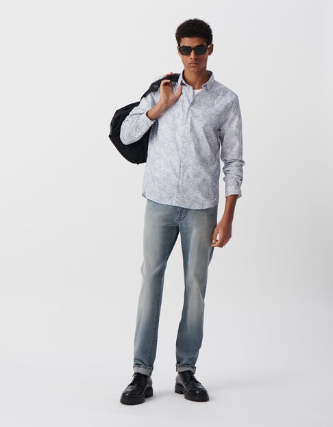 Men’s storm floral Liberty fabric SLIM shirt - IKKS
