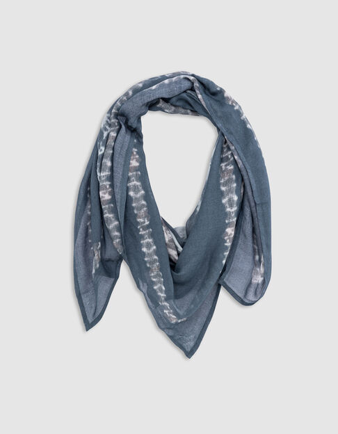 Men’s storm scarf with skull-mesh motif - IKKS