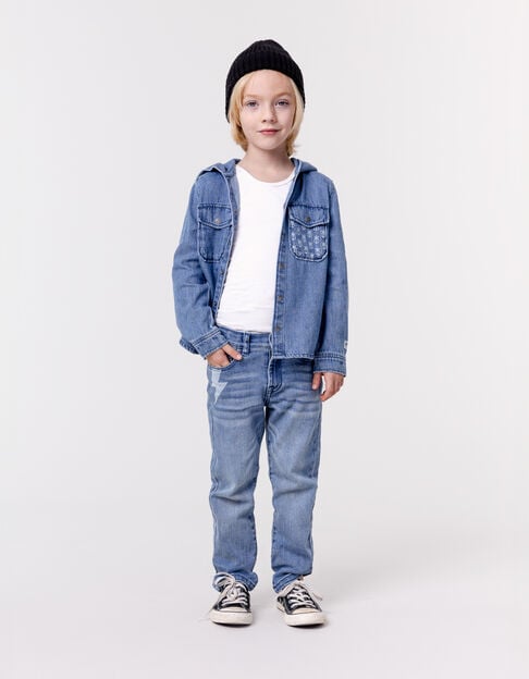 STRAIGHT blue Waterless jeans for boys - IKKS