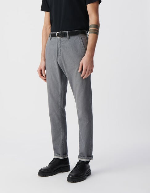 Men’s grey TAPERED jeans - IKKS