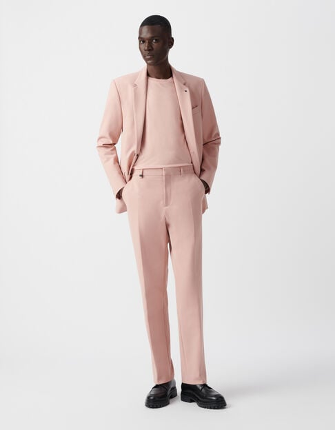 Men’s rosewood suit trousers - IKKS