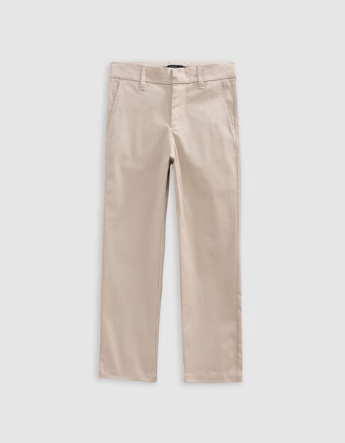Boy's beige formal suit pants - IKKS