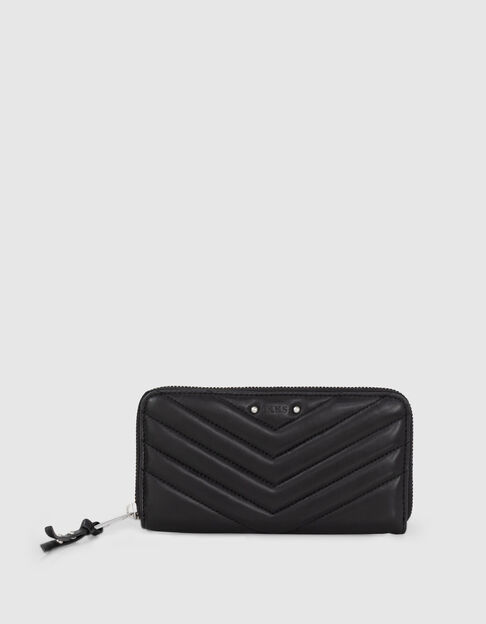 Women’s chevron quilted COMPAGNON 1440 wallet - IKKS