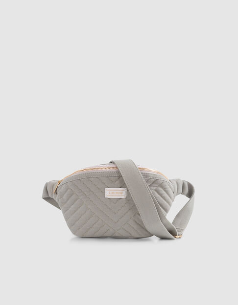 Khaki quilted belt bag for girl - IKKS