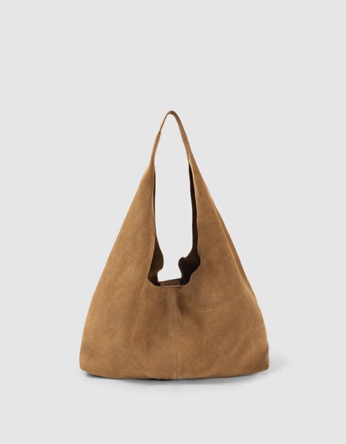 Camel suede Hobo bag - IKKS