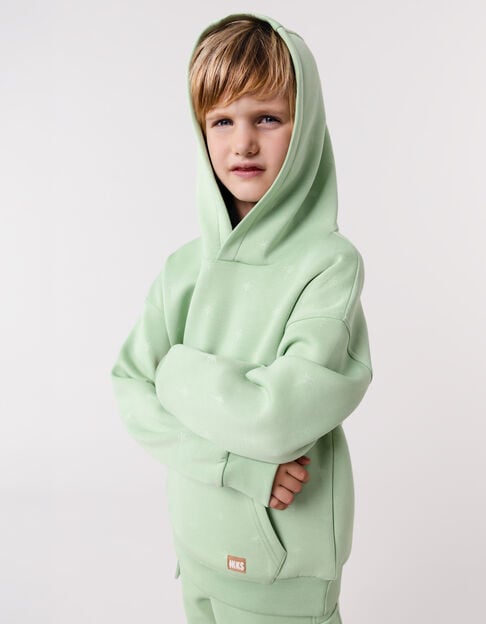 Boy's green palm hoodie - IKKS