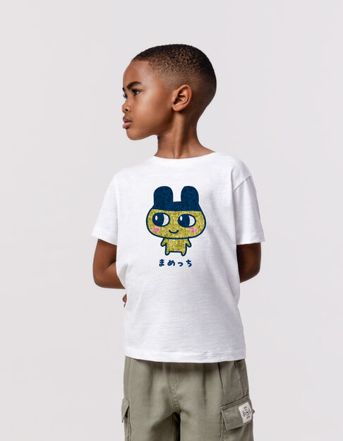 White organic T-shirt TAMAGOTCHI x IKKS for boy - IKKS