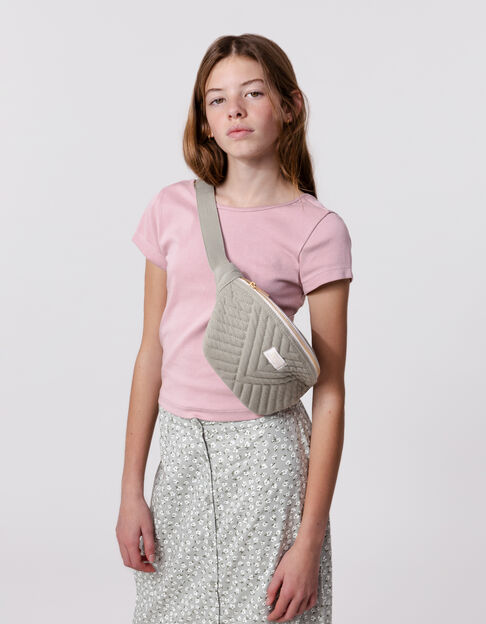 Pink low-cut T-shirt for girls - IKKS