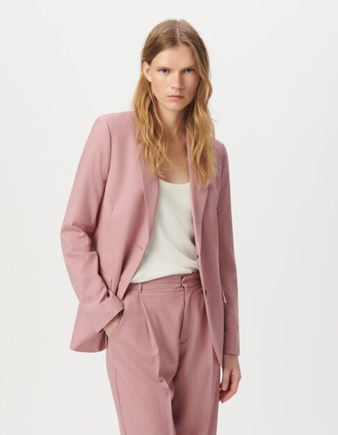 Women's pink suit jacket - IKKS